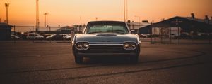 Превью обои ford thunderbird 63, ford, машина, старый, винтаж, вид спереди