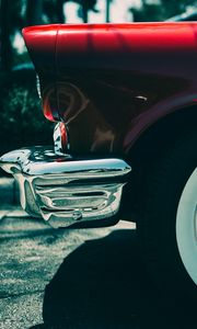 Превью обои ford thunderbird, ford, бампер, колесо