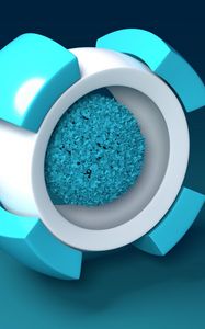 Превью обои форма, 3d, круг, фигурки