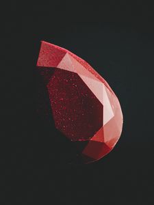 Превью обои форма, грани, красный, черный