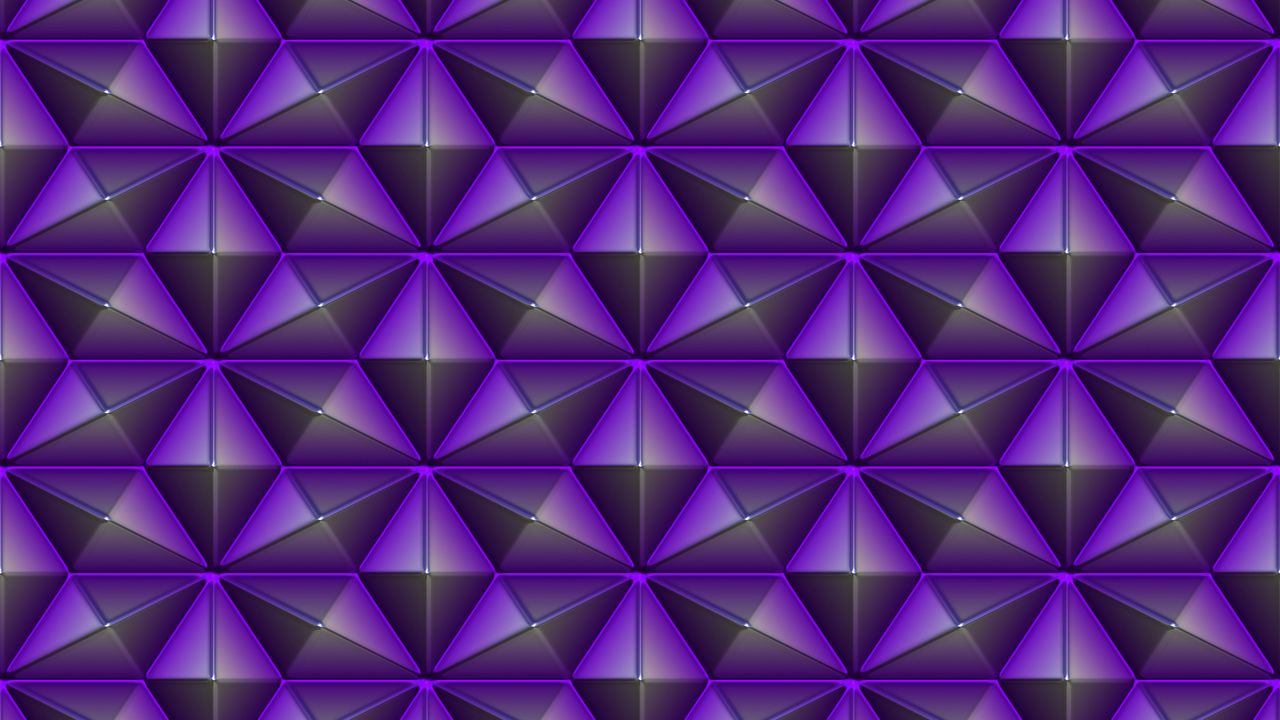 Обои формы, поверхность, треугольники, фиолетовый