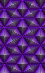 Превью обои формы, поверхность, треугольники, фиолетовый