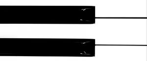Превью обои фортепиано, клавиши, минимализм, чб, музыкальный инструмент