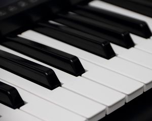 Превью обои фортепиано, клавиши, музыка
