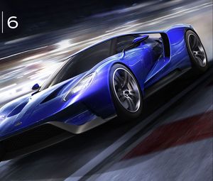 Превью обои forza motorsport 6, вид сбоку, арт