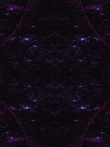 Превью обои фрактал, линии, свечение, фон, фиолетовый