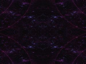 Превью обои фрактал, линии, свечение, фон, фиолетовый