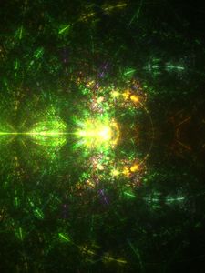 Превью обои фрактал, свечение, яркий, свет, абстракция