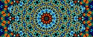 Превью обои фрактал, узор, абстракция, яркий