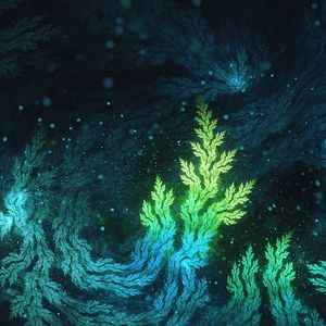 Превью обои фрактал, узоры, форма, блеск