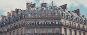 Превью обои франция, париж, отель, hotel du louvre