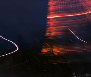 Превью обои фризлайт, длинная выдержка, искажение, темный