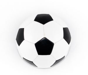 Превью обои футбольный мяч, белый фон, спорт