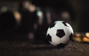 Превью обои футбольный мяч, футбол, мяч, спорт