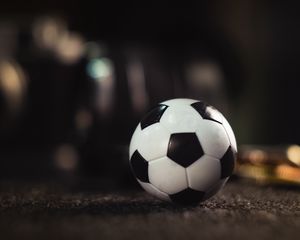 Превью обои футбольный мяч, футбол, мяч, спорт