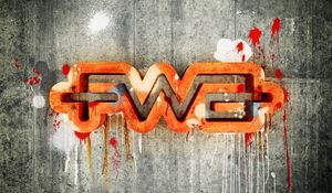 Превью обои fwa, розовый, оранжевый, серый