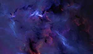 Превью обои галактика, космос, блеск, арт, абстрактный