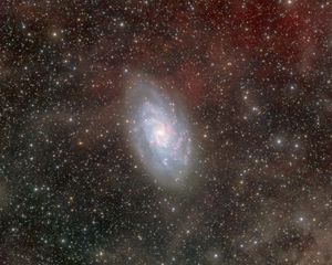 Превью обои галактика, космос, звезды, туманность, вселенная, небо