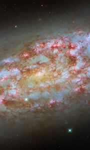 Превью обои галактика, звезды, туманность, астрономия, космос
