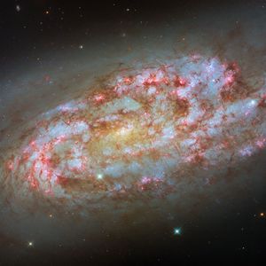 Превью обои галактика, звезды, туманность, астрономия, космос