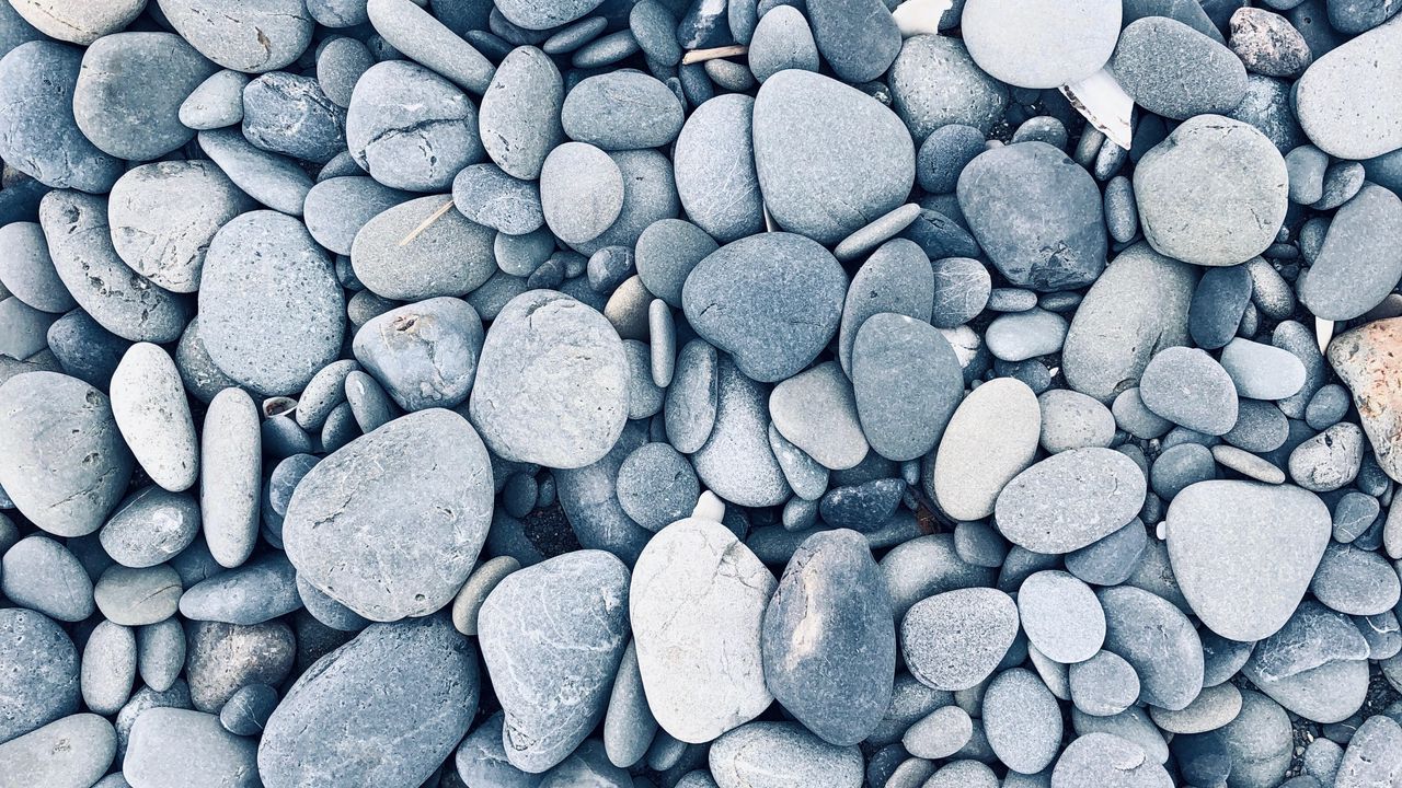 Обои галька, камни, морской, поверхность, форма, серый
