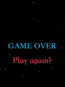 Превью обои game over, надпись, игра окончена, текст