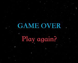 Превью обои game over, надпись, игра окончена, текст