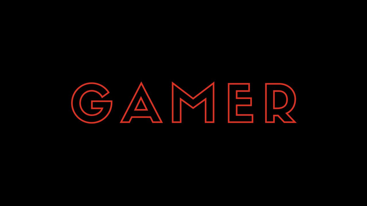 Надпись gamer без фона