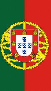 Превью обои герб, португалия, флаг
