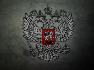 Превью обои герб, россия, орел, символика