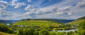 Превью обои германия, зинсхайм, река, небо