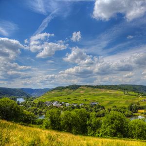 Превью обои германия, зинсхайм, река, небо