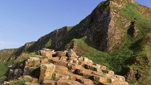 Превью обои giants causeway, county antrim, ирландия, гора, камни