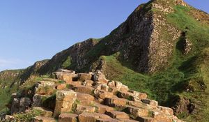 Превью обои giants causeway, county antrim, ирландия, гора, камни