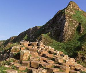 Превью обои giants causeway, county antrim, ирландия, гора, камни