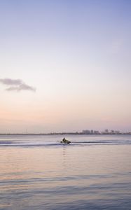 Превью обои гидроцикл, вода, скорость, море