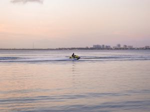 Превью обои гидроцикл, вода, скорость, море