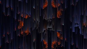 Превью обои глитч, искажение, линии, текстура, темный