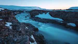 Превью обои годафосс, водопад, исландия