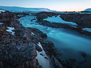 Превью обои годафосс, водопад, исландия