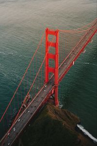 Превью обои golden gate, мост, дорога, вода