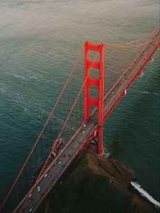 Превью обои golden gate, мост, дорога, вода