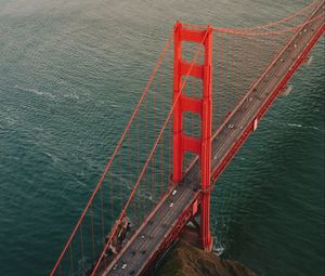 Превью обои golden gate, мост, дорога, вода