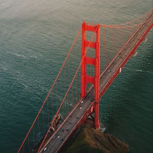 Превью обои golden gate, мост, дорога, вода