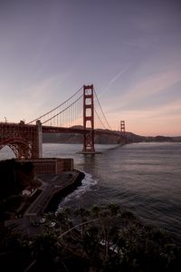 Превью обои golden gate, мост, вода, берег, дорога