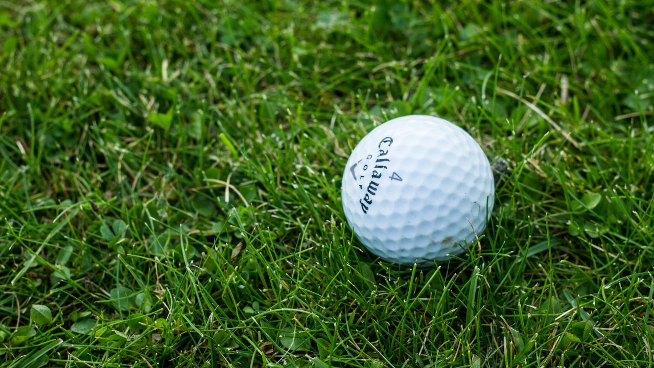 Обои гольф, мяч, трава