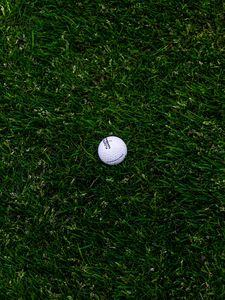 Превью обои гольф, мяч, трава, газон