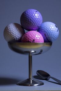 Превью обои гольф, мячики для гольфа, имитация, еда