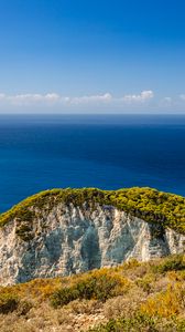Превью обои гора, вершина, море, пейзаж