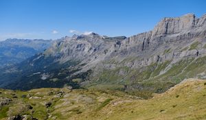 Превью обои гора, вершина, пейзаж, франция